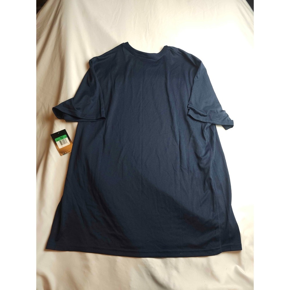 Nike Dri-FIT Athletic T-Shirt Mens XL Navy Blue Short Sleeve Performance Gym Tee - Picture 6 of 7